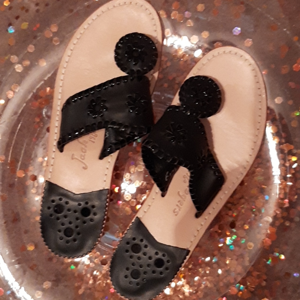 Jack Rogers Flat black sandal